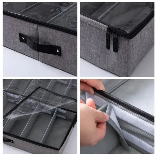 High Quality Space Saving Shoe Organizer With Hard Foam