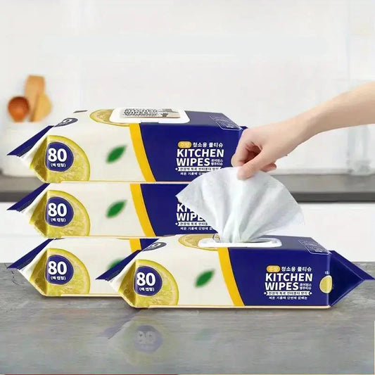 80 Pcs Heavy Duty Kitchen Wipes