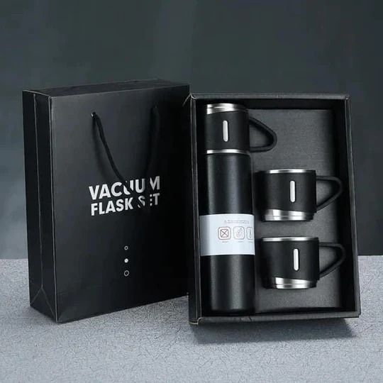 Stainless Steel Vacuum Flask Set