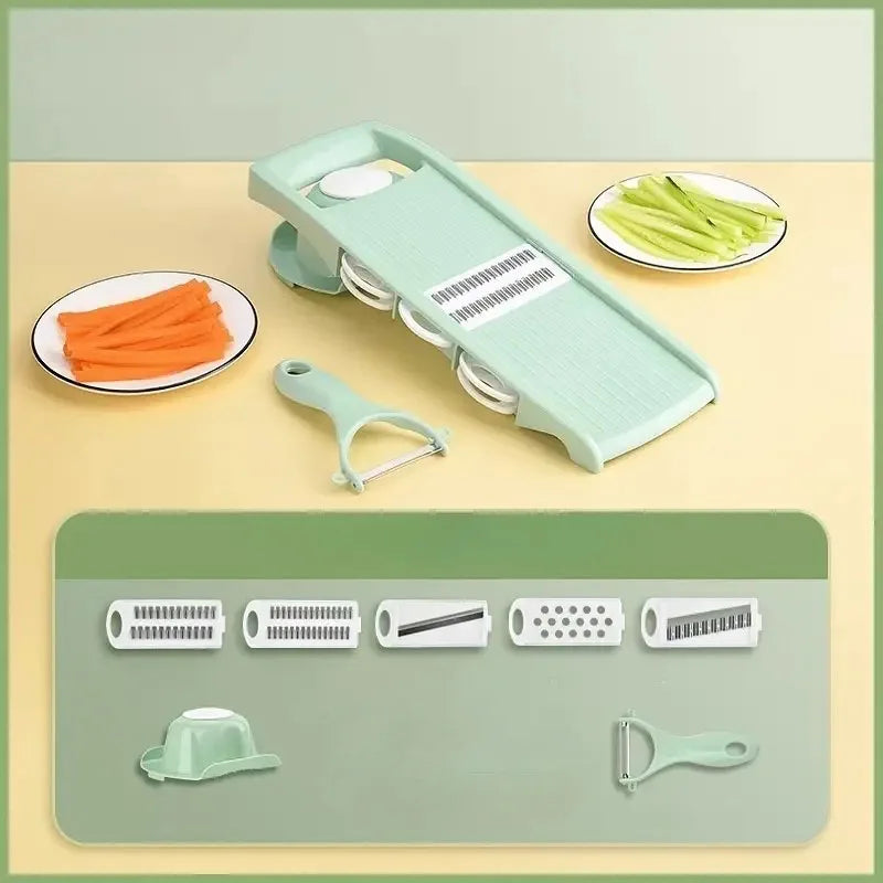 Multifunctional Fruit & Vegetable Slicer Grater with Handle